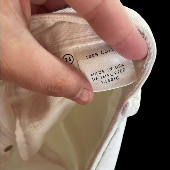 GRLFRND Devon Moondance Raw Hem Ankle Jeans size 26 - Picture 8 of 11